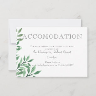 Foliage Bouquet ACCOMODATION-KORT OSA Kort