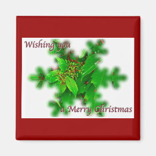 Foliage God jul Magnet