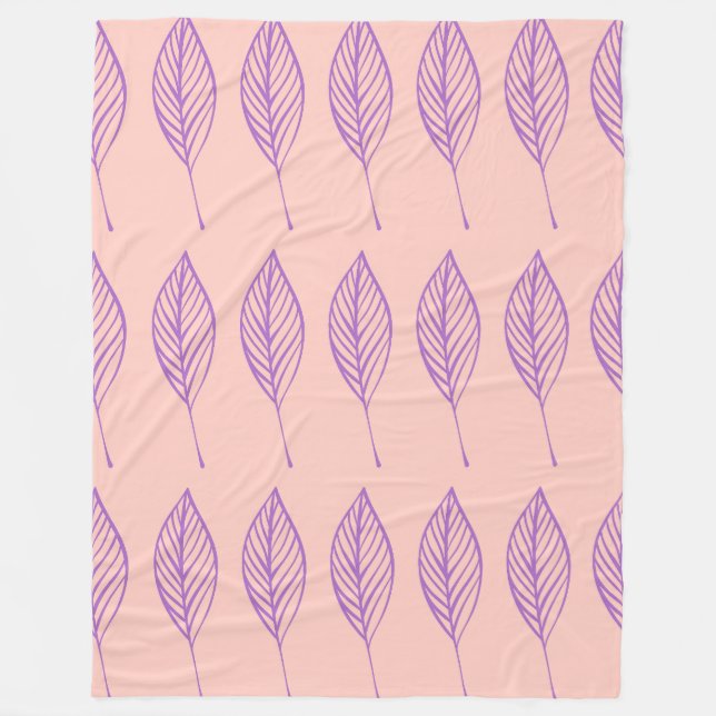 Foliage Grid Fleecefilt (Framsidan)