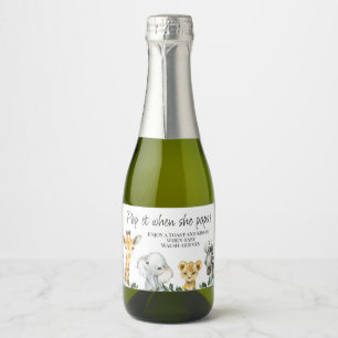 Foliage Safari Animals Baby Shower Pop it it