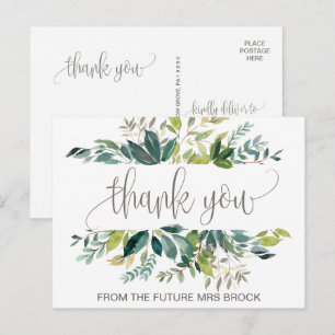 Foliage Tack Vykort