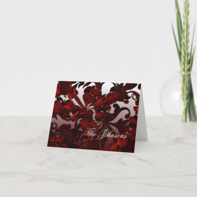 Foliage - tackkort anteckningskort (Framsida)