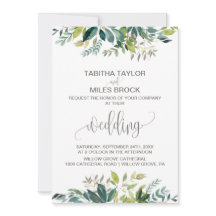 Foliage with Monogram WAN Retning Bröllop