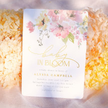 Folie | Baby in Bloom Blush Rosa Blommig Bebis-fes
