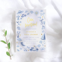 Folie Ciao Bambino Italiensk Blå Pojke Bebis Showe