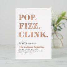 Folie Pop Fizz Klirka Nyårsafton