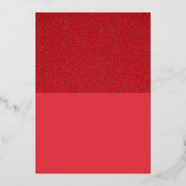 Folieöverdragen skräddarsydd röd tomat-inbjudan