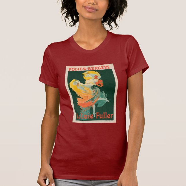 Folies Bergère röd T Tee Shirt (Framsida)
