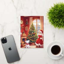 Folijulkort med vikt