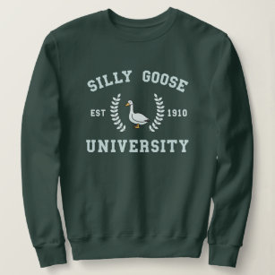 Foliskt Fånig Goose Universiteten Meme T Shirt
