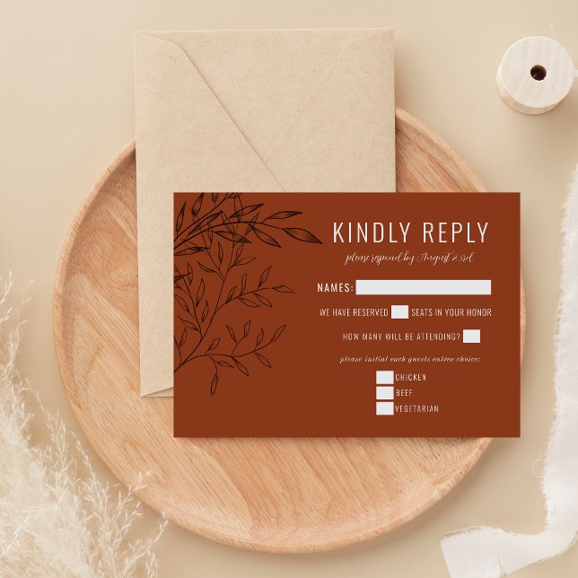 Folium | Rust Orange | OSA Kort (Skapare uppladdad)