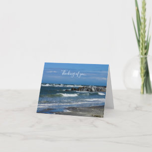 Följ Beach Atlantic Thinking Card Kort