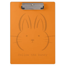 Följ Bunny Clipboard of Halloween Joy