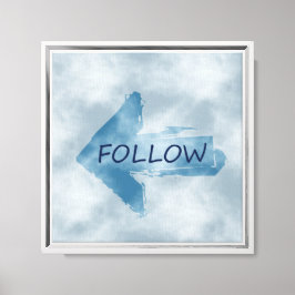 Följ Canvastryck