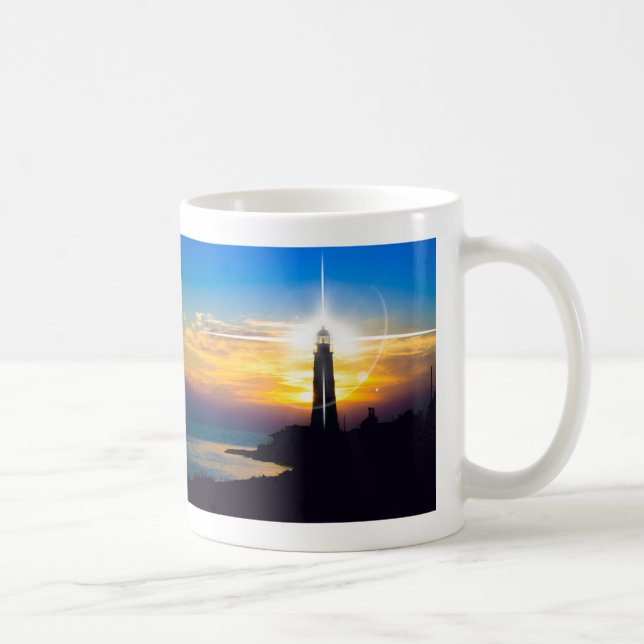Följ det ljust inom din hjärta (sid2) kaffemugg (Höger)