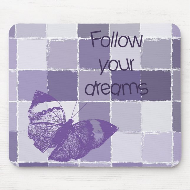 Följ din Dreams Butterfly Musmatta (Framsidan)
