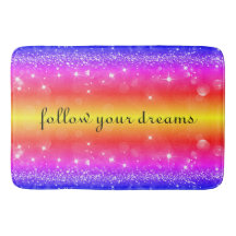 Följ din Dreams Rainbow-Gnistra Bath Mat
