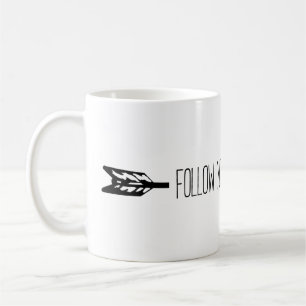 Följ din egen väg kaffemugg