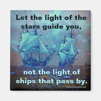 Följ din egen Väg Magnet