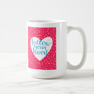 Följ din hjärta 3 kaffemugg
