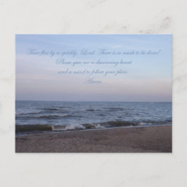 Följ din plan-bön-vykort vykort