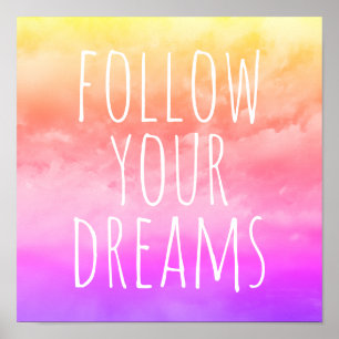 Följ din rumsinspirationsoffert för Dreams Kids Poster