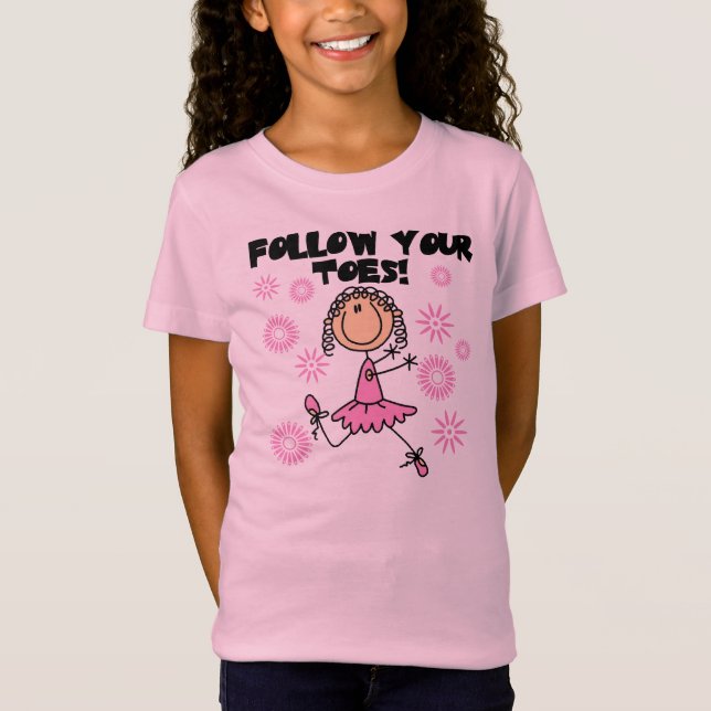 Följ din ToesBallerina Tee (Framsida)