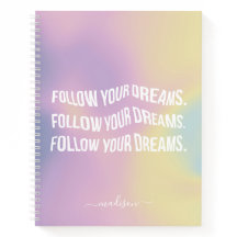 Följ dina drömmar - färgstarka övertoningsmotiv