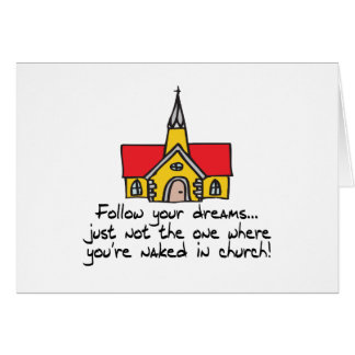 Följ dina drömmar hälsningskort