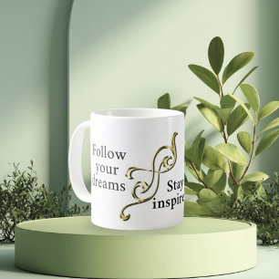 Följ dina drömmar - inspirationshölje för Da Kaffemugg