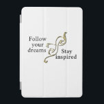 Följ dina drömmar - inspirationshöljet för iPad mini skydd<br><div class="desc">Förbered din resa med den här eleganten-armbandet ingraverad med den klargörande frasen: "Följ dina drömmar - håll dig inspirerad." Det här tillhörigheten är skapad för att inspirera och motivera och fungerar som en vardaglig påminnelse om att fortsätta att driva dina passioner och stå fast vid dina ambitioner. Oavsett om du...</div>