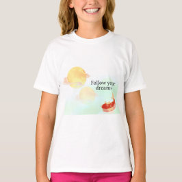 Följ dina drömmar | Inspirerande Koi-fisk T-Shirt