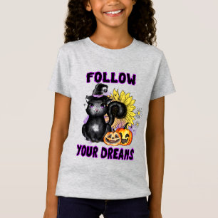 Följ dina drömmar - Jacken Black Cat-O-Lantern T Shirt