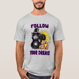 Följ dina drömmar - Jacken Black Cat-O-Lantern T Shirt