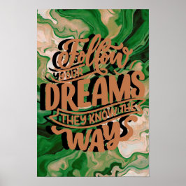 Följ dina drömmar: Kärlek själv: Poster