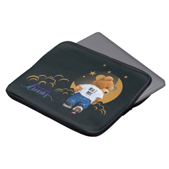 Följ dina drömmar | Laptop sleeve 13" (Framsida topp)