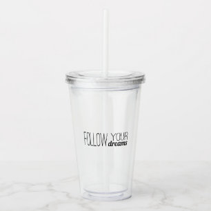 Följ dina drömmar take away mugg