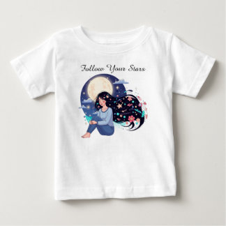 Följ dina stjärnor Celestial Woman Konsttryck | Må T Shirt