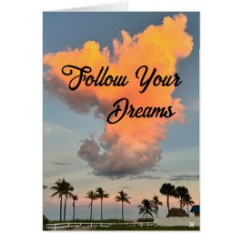 Följ ditt Dreams inspirationskort Hälsningskort