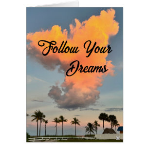 Följ ditt Dreams inspirationskort Hälsningskort