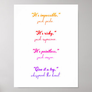 Följ ditt hjärta poster