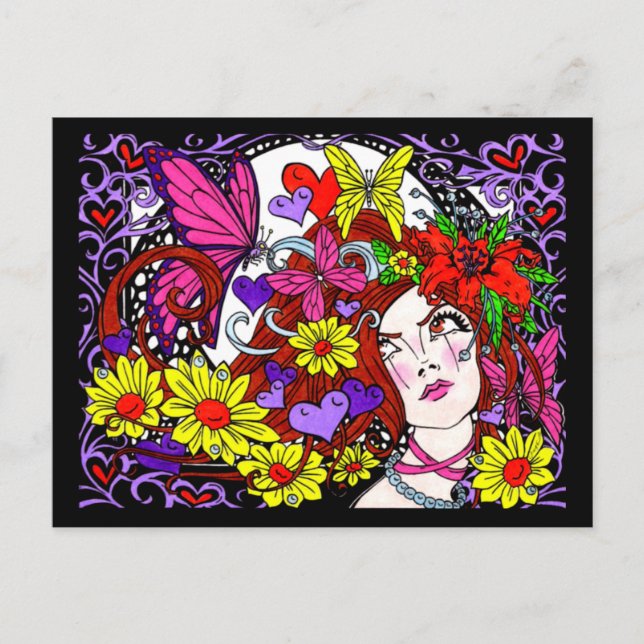 Följ ditt vykort för drömmar (Framsida)