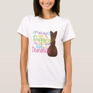 Följ efter Bunny Påsk T-Shirt