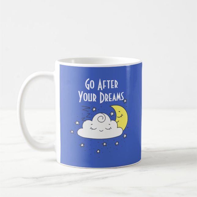 Följ Efter Dina Drömmar  Kaffemugg (Vänster)