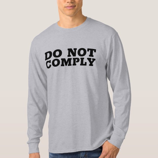 FÖLJ EJ KLÄDSEL T-SHIRTAR T SHIRT (Framsida)