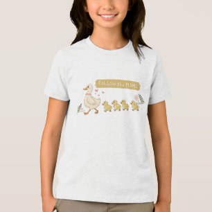 Följ familjen Mamma Cute Anka T Shirt
