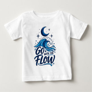 Följ Flödet Ocean Våg Måne Inspirerande Coa T Shirt
