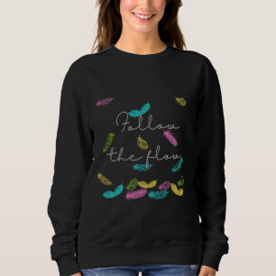 Följ Flow Bird Feathers Angelic Angel Beats T Shirt