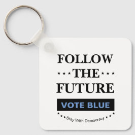 Följ framtiden nyckelring