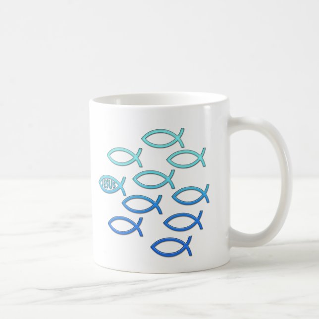 Följ honom - den kristna muggen kaffemugg (Höger)
